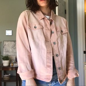Pink jean jacket XL